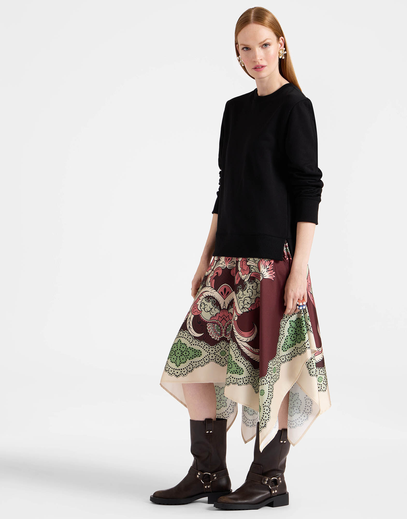 Sporty Foulard Dress La DoubleJ: Portal Placée Brown Sporty Foulard Dress La DoubleJ: Portal Placée Brown DRE0639JER040