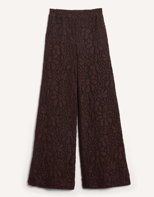 Lacey Palazzo Pants La DoubleJ: Solid Chocolate TRO0185LAC003