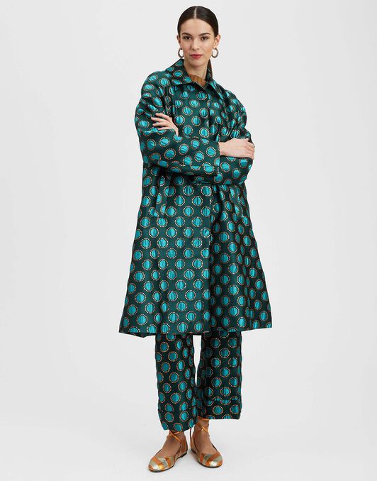 Boxy Coat La DoubleJ: Winter Sun Emerald JAC0014JCQ060