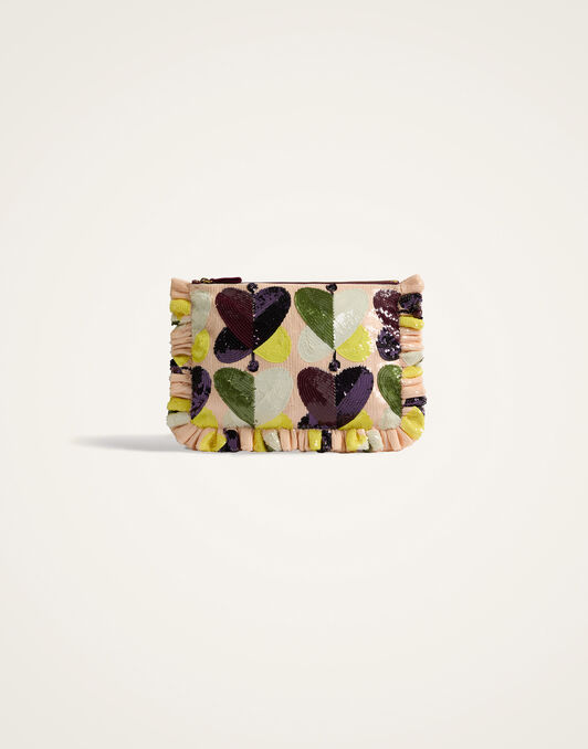 Hand Pochette La DoubleJ: Farfalla Ivory BAG0081PAI016
