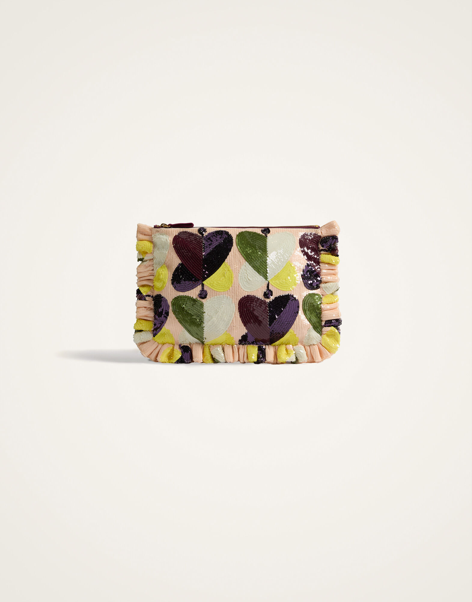 Hand Pochette La DoubleJ: Farfalla Ivory BAG0081PAI016