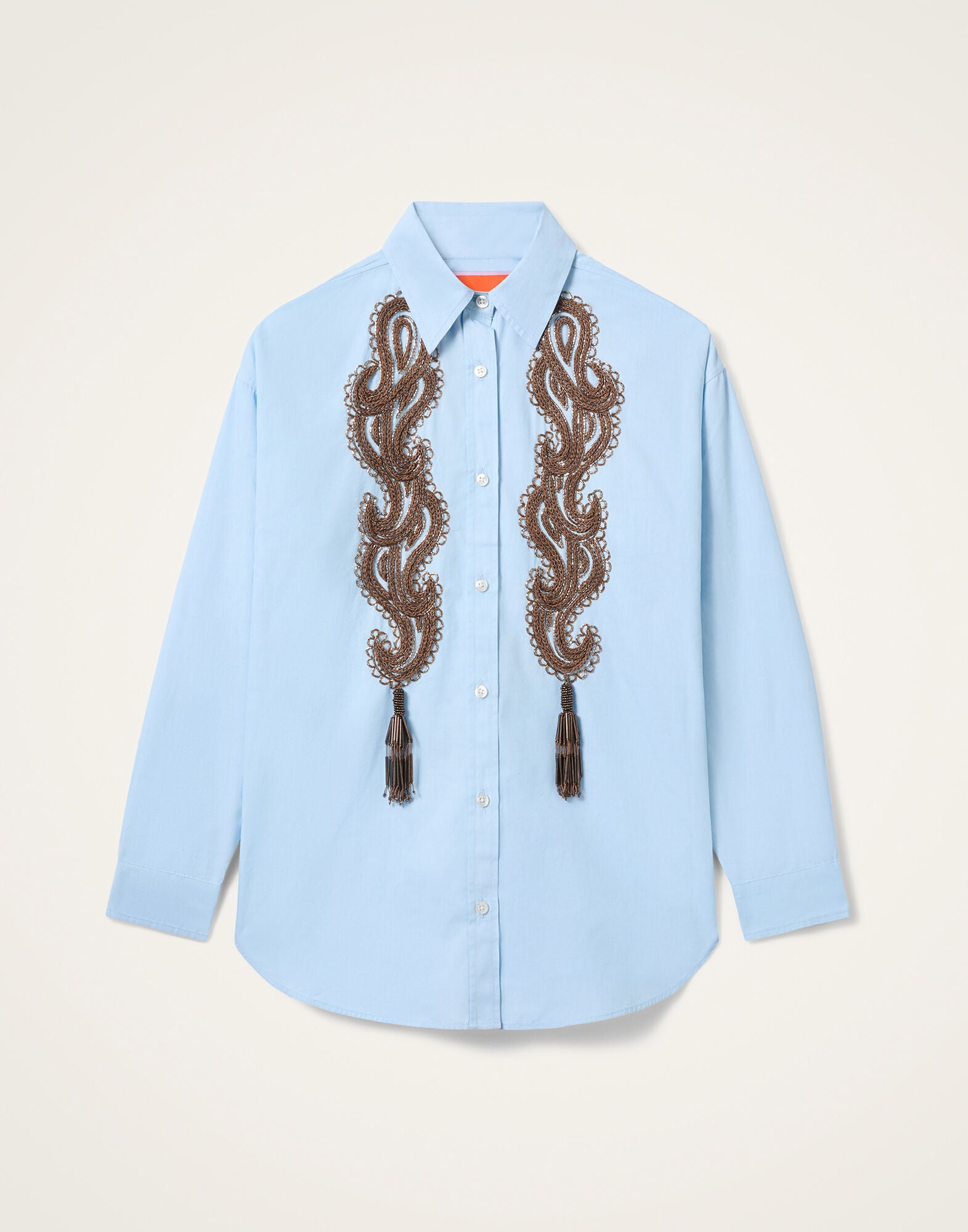 Better Than Your Boyfriend's Shirt La DoubleJ: Solid Light Blue SHI0177COT082