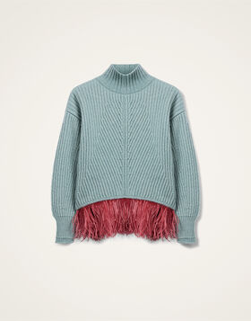 High Kick Sweater La DoubleJ: Powder Blue PUL0174KNI098