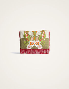 Hand Pochette La DoubleJ: Ambrosia Placée Orange BAG0102COT005