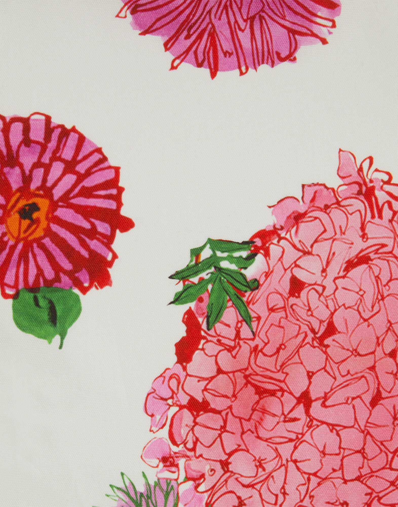Large Tablecloth La DoubleJ: Bright Blooms Placée Pink TBC0018COT073