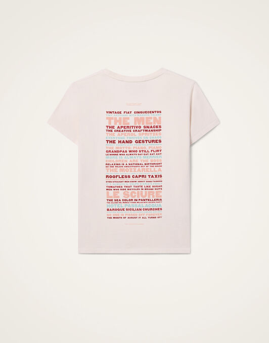 High Tee Shirt La DoubleJ: Solid Ecru High Tee Shirt La DoubleJ: Solid Ecru TSH0069JER079