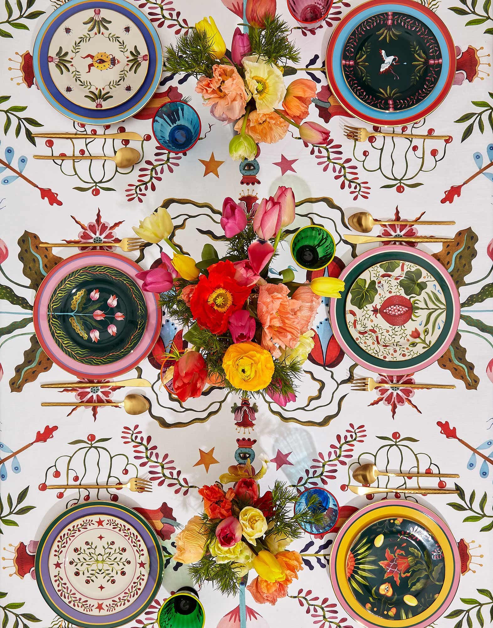 Dessert Plates Set of 6 La DoubleJ: Mix Dessert Plates Set of 6 La DoubleJ: Mix DIS0062CER001