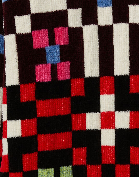 Byte Turtleneck La DoubleJ: Multicolor Pink & Blue Byte Turtleneck La DoubleJ: Multicolor Pink & Blue PUL0309KNI173