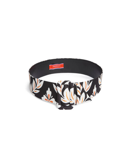 Medium Belt La DoubleJ: Ghirlanda Black BEL0007FAI004