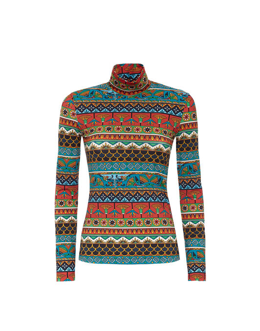 Turtleneck La DoubleJ: Giza Turquoise SHI0030JER005