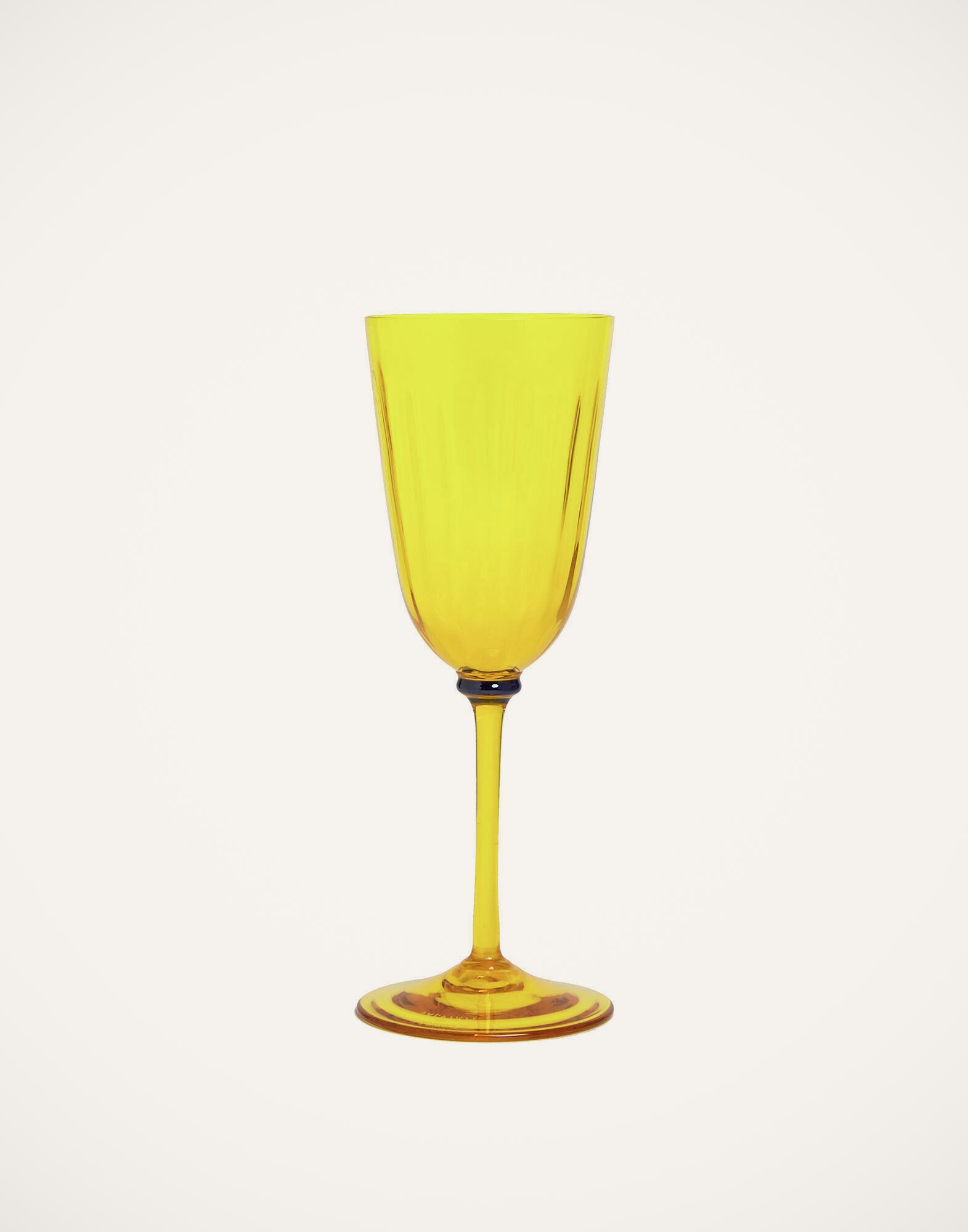 Wine Glasses Set Of 2 La DoubleJ: Yellow Wine Glasses Set Of 2 La DoubleJ: Yellow GLA0020MUR001