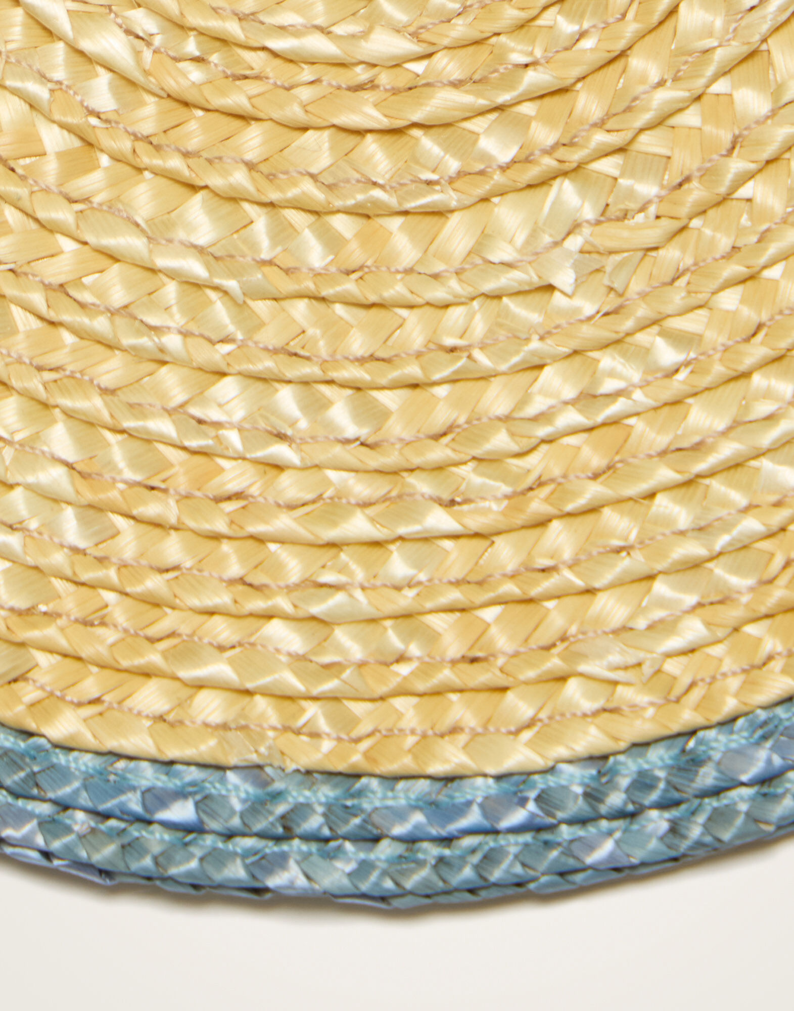 Straw Coasters Set Of 2 La DoubleJ: Solid Light Blue CST0006STR001