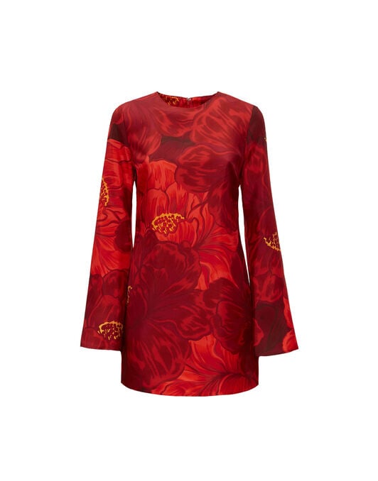 Mini Supreme Swing Dress La DoubleJ: Ruby Red Mini Supreme Swing Dress La DoubleJ: Ruby Red DRE0652SIL001