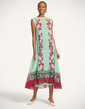 Maria Dress La DoubleJ: Regalia Placée Menta DRE0999SIL014