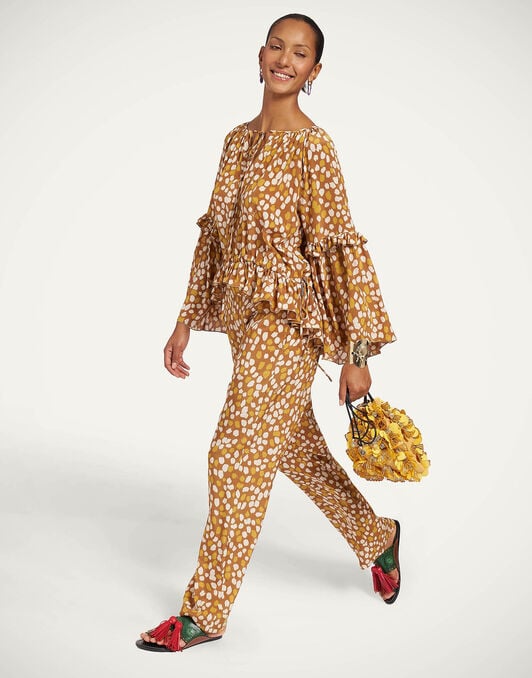 Club Pants La DoubleJ: Spots Caramel Club Pants La DoubleJ: Spots Caramel TRO0211CRE001