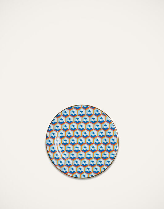 Dessert Plate Set of 2 La DoubleJ: Cubi Blu Dessert Plate Set of 2 La DoubleJ: Cubi Blu DIS0048CER001