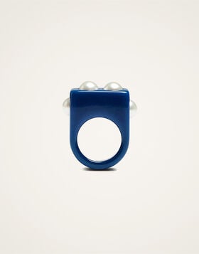 Nefertiti Ring La DoubleJ: Solid Royal Blue RIN0007POL007