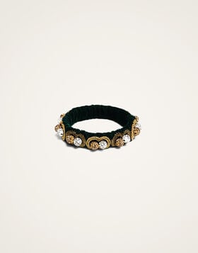Tesoro Bracelet La DoubleJ: Solid Camouflage Green BAC0010VEL015