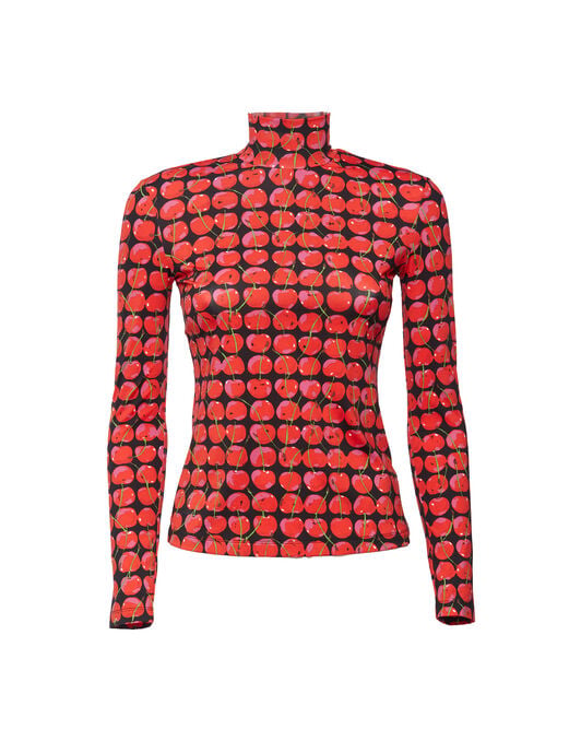 Turtleneck La DoubleJ: Black Cherries Turtleneck La DoubleJ: Black Cherries SHI0030JER005