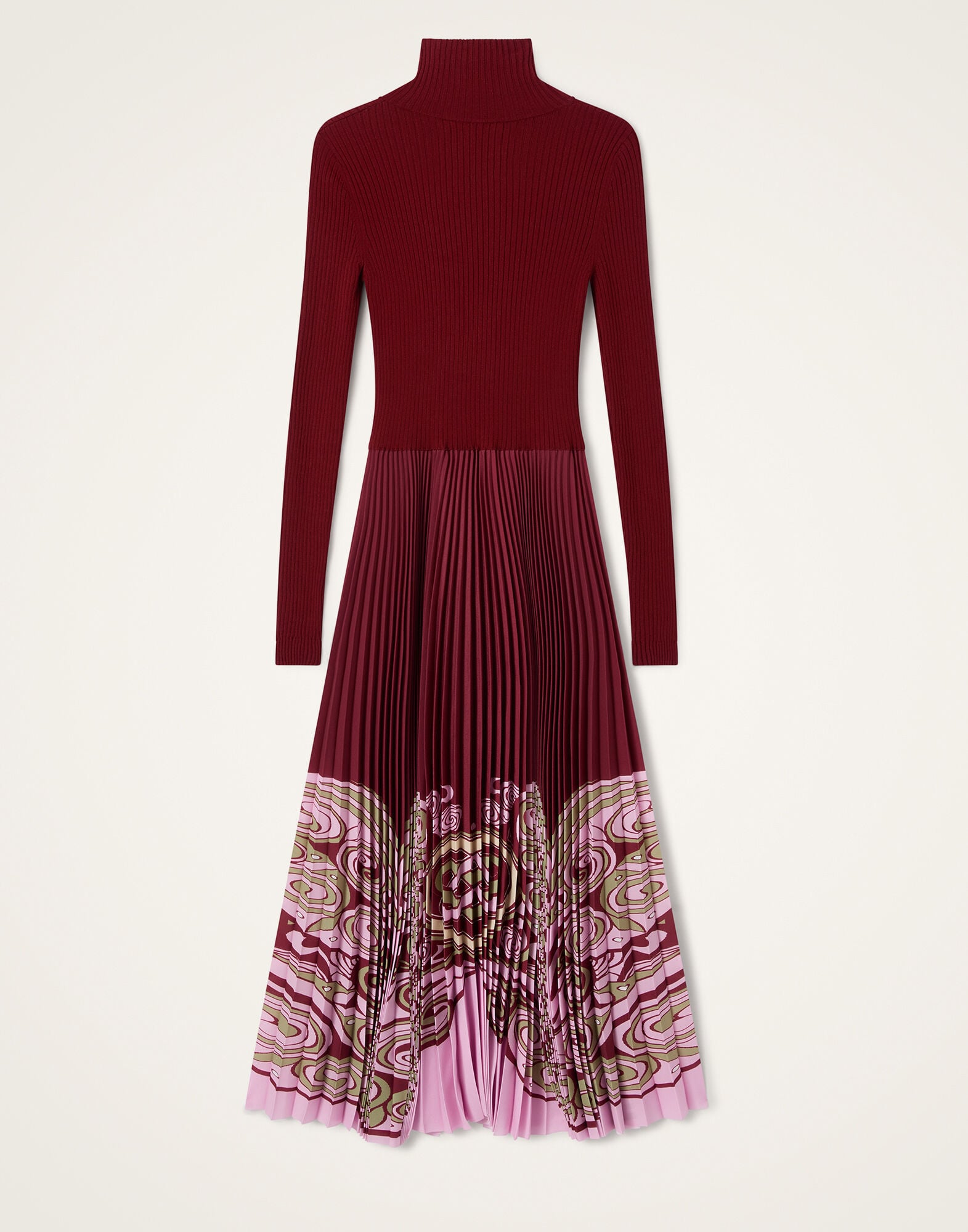 Moondance Knit Dress La DoubleJ: Kells Placée Burgundy Moondance Knit Dress La DoubleJ: Kells Placée Burgundy DRE1017KNI192