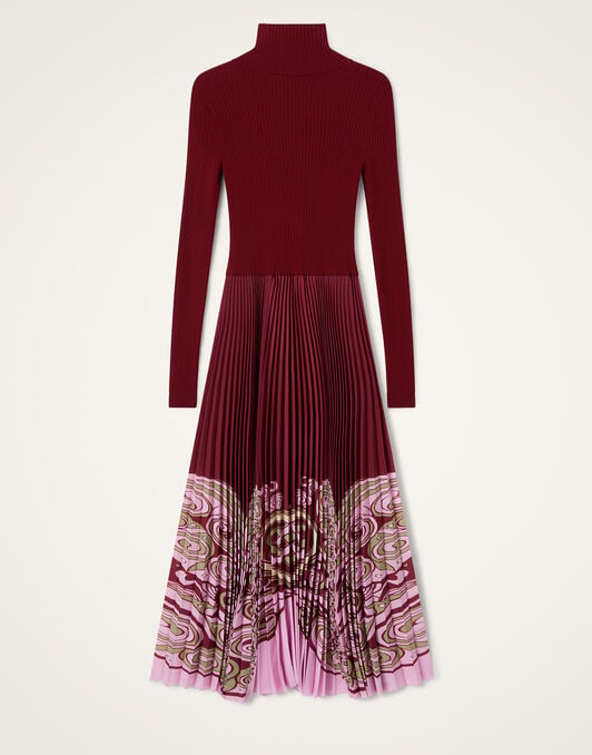 Moondance Knit Dress La DoubleJ: Kells Placée Burgundy Moondance Knit Dress La DoubleJ: Kells Placée Burgundy DRE1017KNI192
