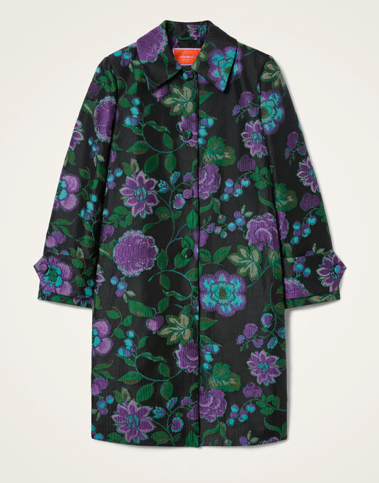 Precious Coat La DoubleJ: Botanical Black JAC0122JCQ144