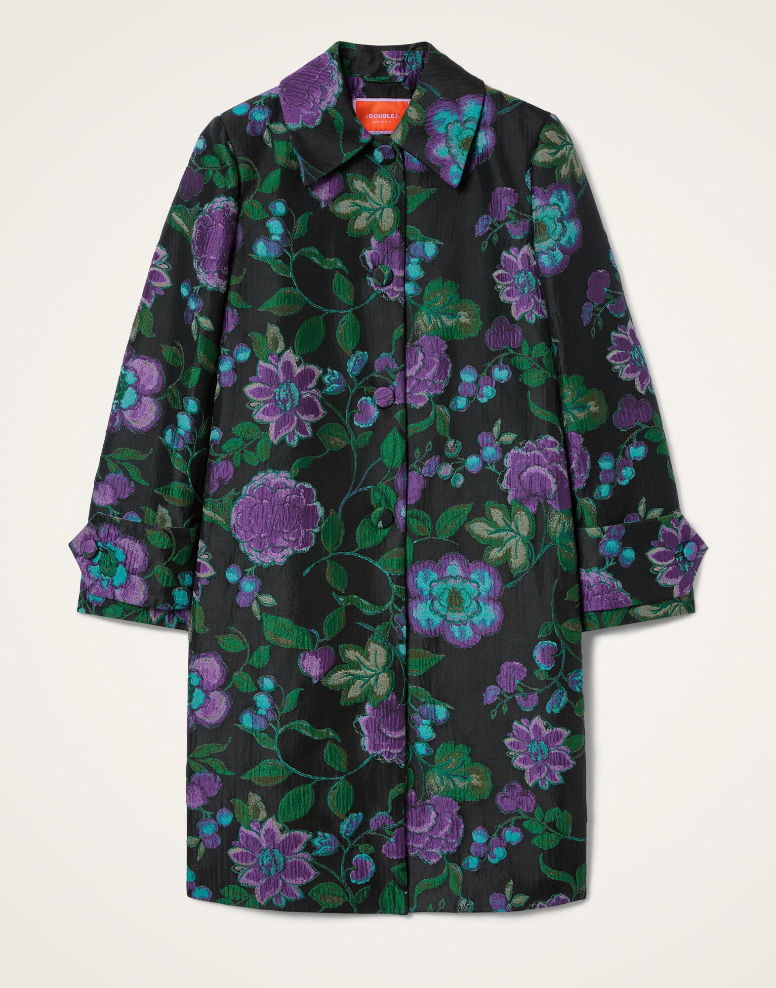 Precious Coat La DoubleJ: Botanical Black JAC0122JCQ144