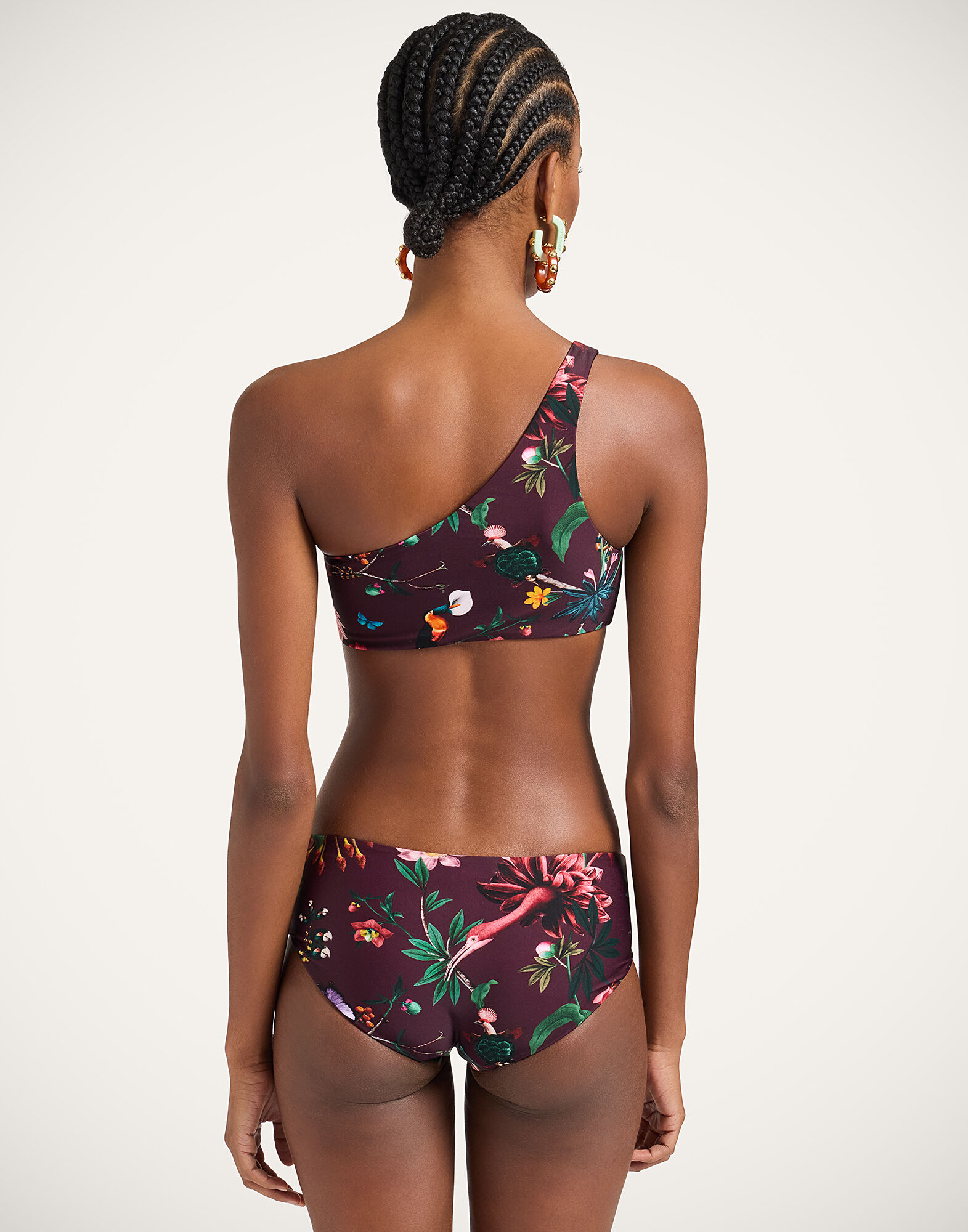 Goddess Bikini Top La DoubleJ: Zooflora Mini Burgundy Goddess Bikini Top La DoubleJ: Zooflora Mini Burgundy SWI0024LYC001