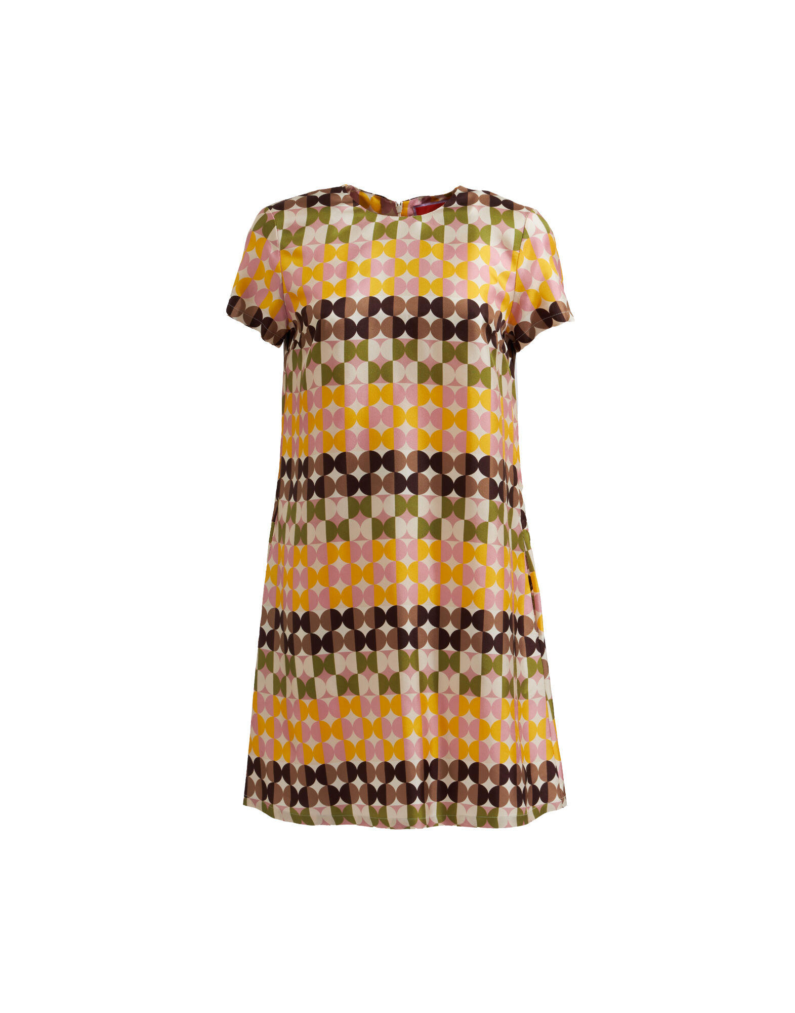 Mini Swing Dress La DoubleJ: Mezzaluna Chocolate Mini Swing Dress La DoubleJ: Mezzaluna Chocolate DRE0963SIL006