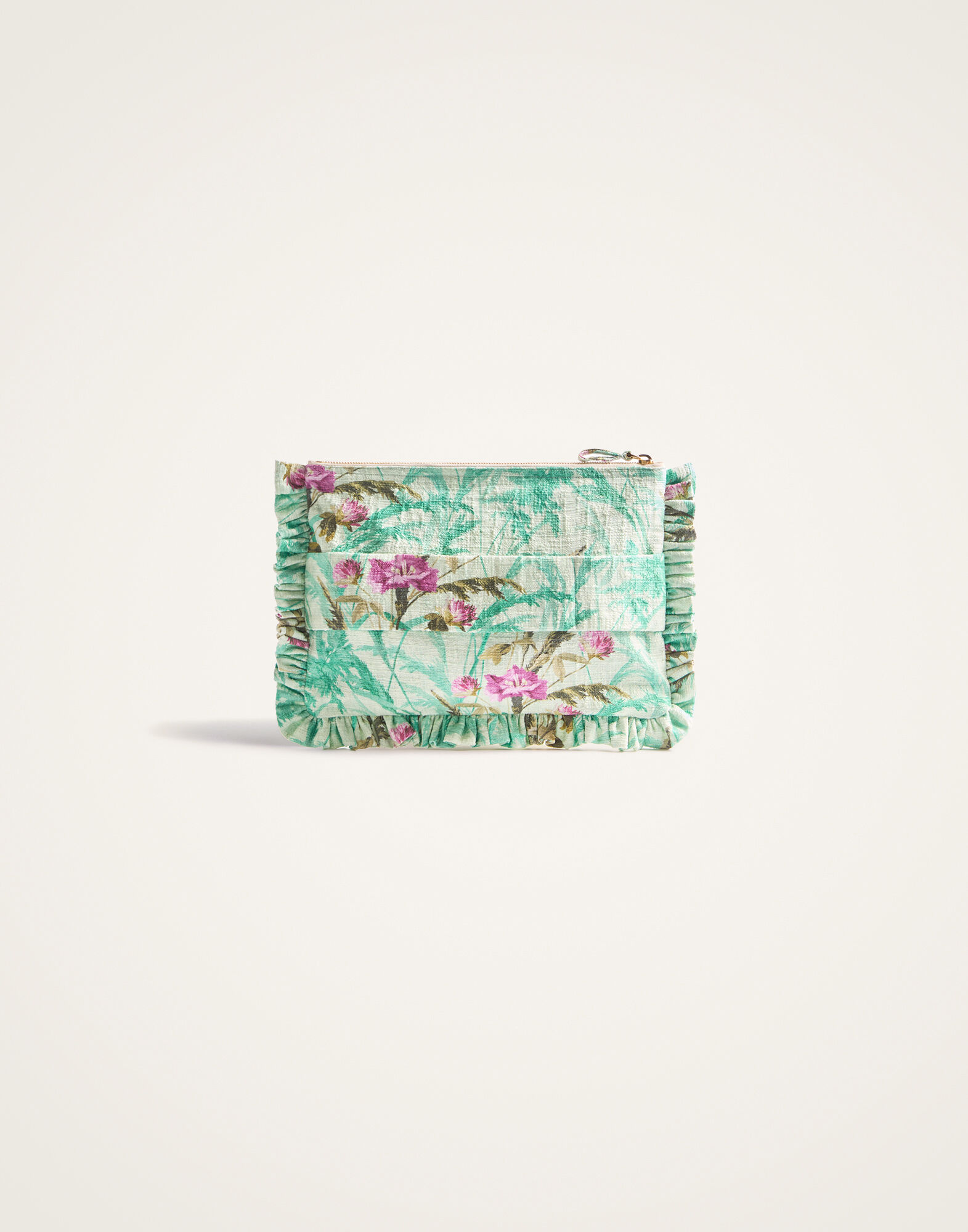 Hand Pochette La DoubleJ: Heath Mint Hand Pochette La DoubleJ: Heath Mint BAG0059COT005