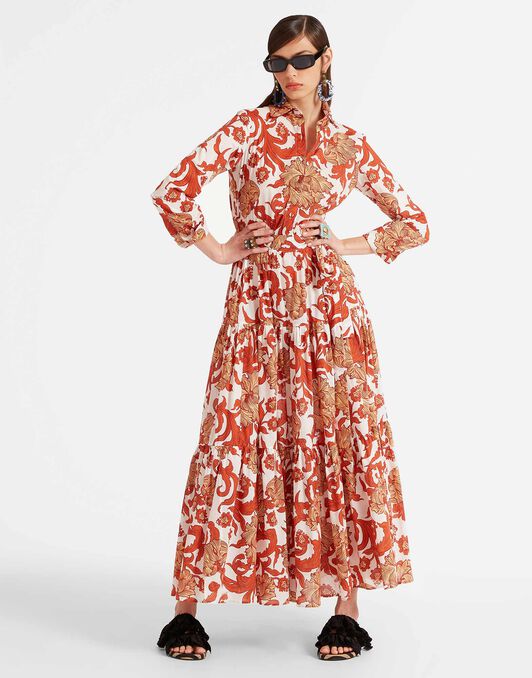 Bellini Dress La DoubleJ: Reef White Bellini Dress La DoubleJ: Reef White DRE0016COT003