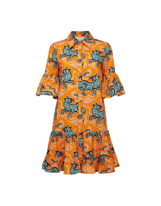 Choux Dress La DoubleJ: Crazy Tigers DRE0205COT015