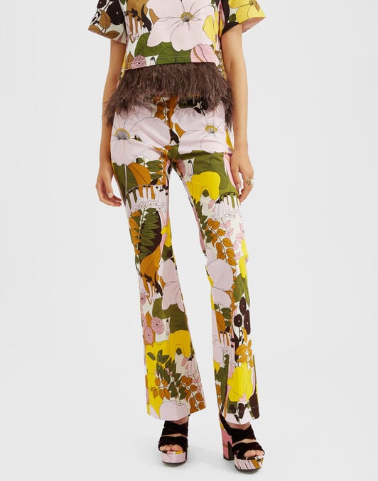 Saturday Night Pants La DoubleJ: Big Flower Rose Saturday Night Pants La DoubleJ: Big Flower Rose TRO0030COT006