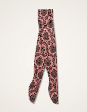 Printed Tights La DoubleJ: Oltrarno Pink SOC0013NYL008
