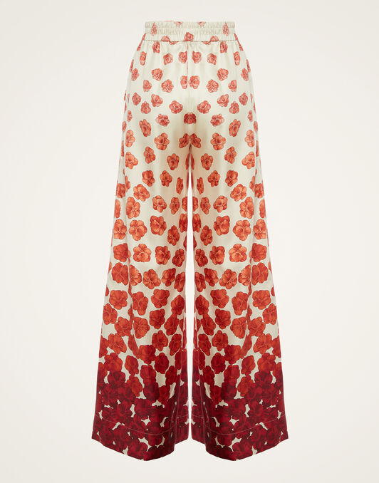 Palazzo Pants La DoubleJ: Haze Placèe Red TRO0026SIL006