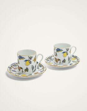 Impero Espresso Cup Set Of 2 La DoubleJ: Borboni White CUP0011CER001