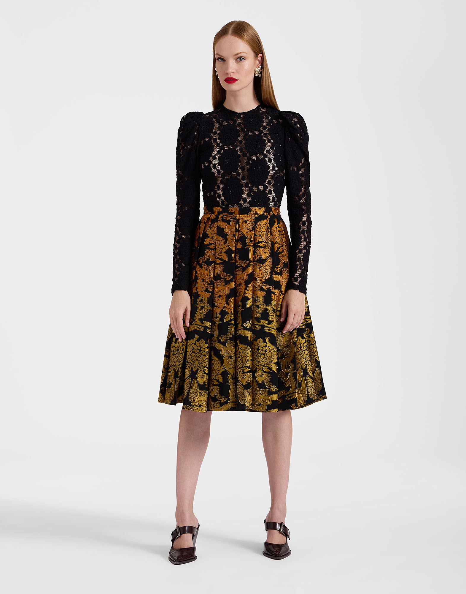 Kelly Skirt La DoubleJ: Cherubs Multicolor Kelly Skirt La DoubleJ: Cherubs Multicolor SKI0129JCQ089