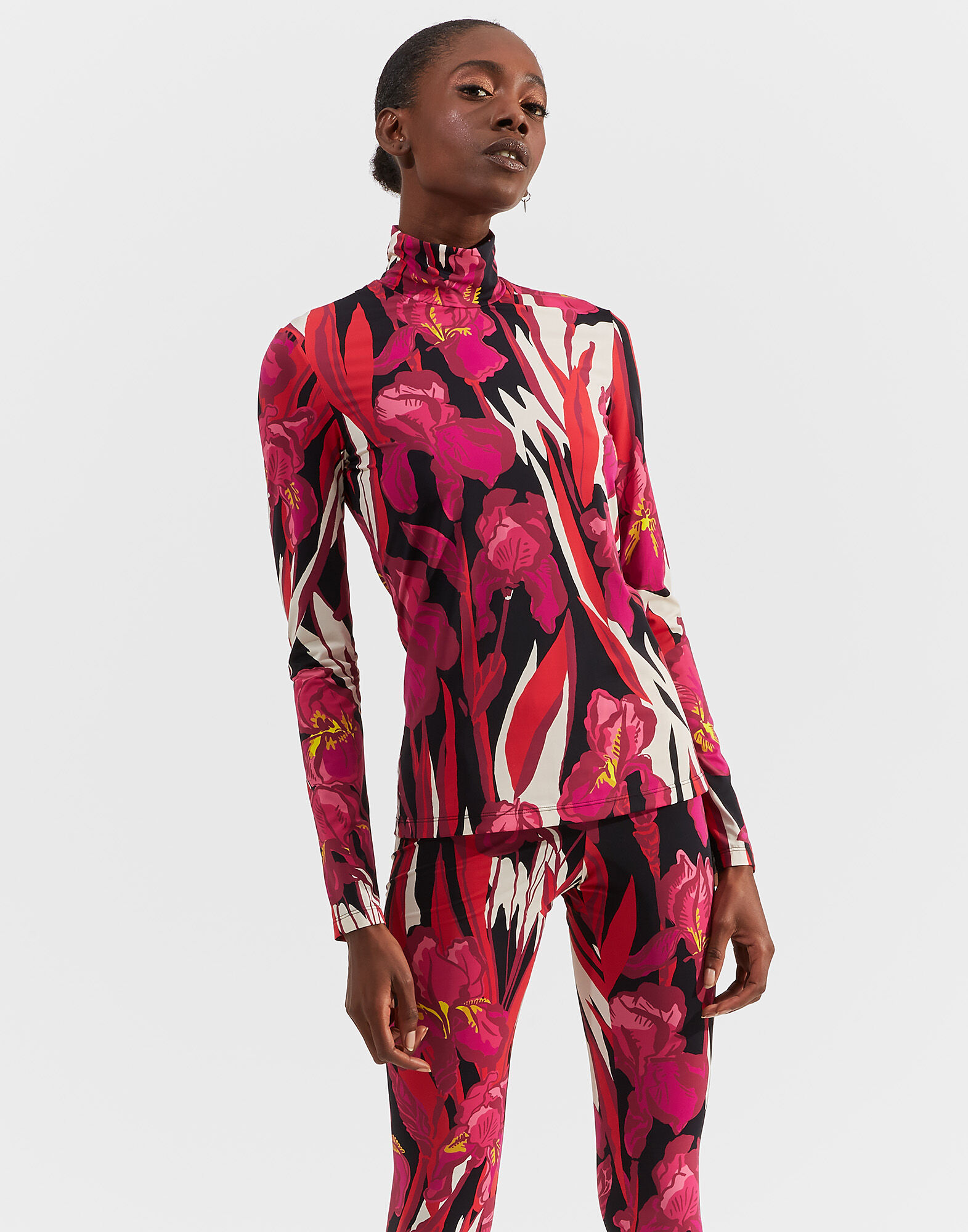 Turtleneck LaDoubleJ: Iris Rosa SHI0030JER005