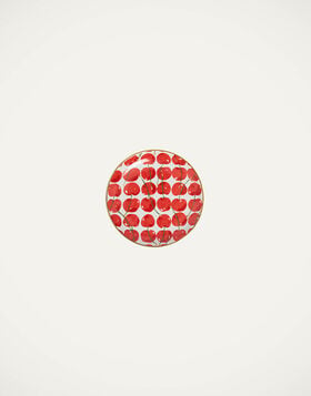 Mini Plate La DoubleJ: Cherries Ivory SID0006CER001