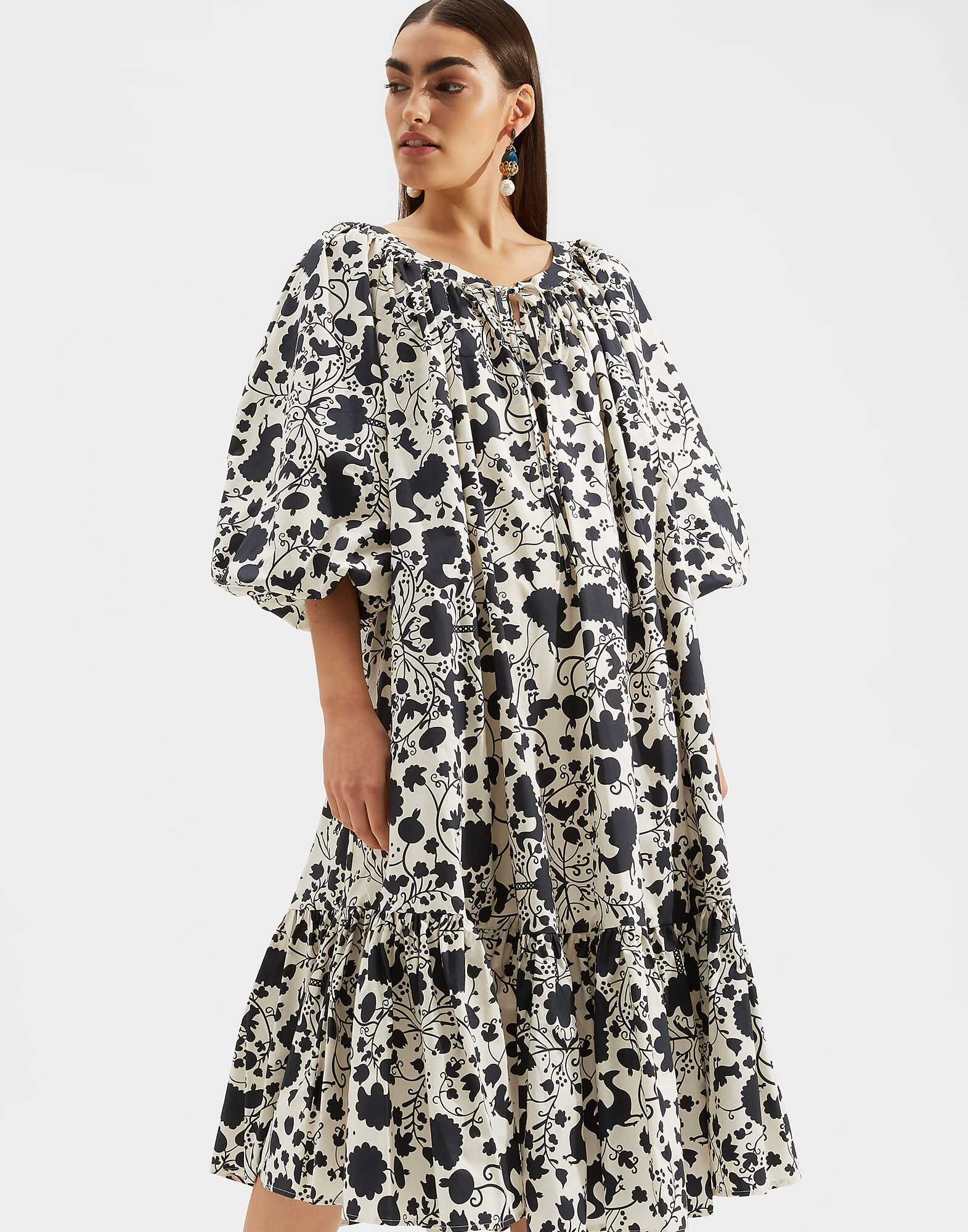 Folk Dress La DoubleJ: Himzes Folk Dress LaDoubleJ: Himzes DRE0214COT001