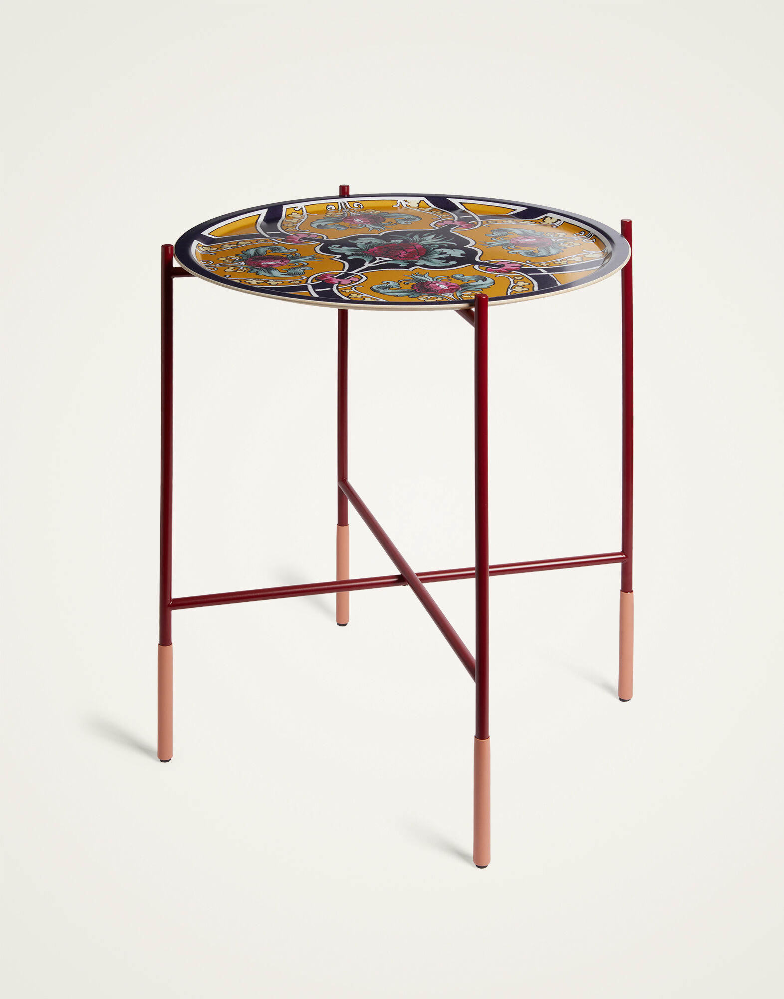 Large Round Printed Tray La DoubleJ: Ananas Yellow Large Round Printed Tray La DoubleJ: Ananas Yellow TRA0006WOD001