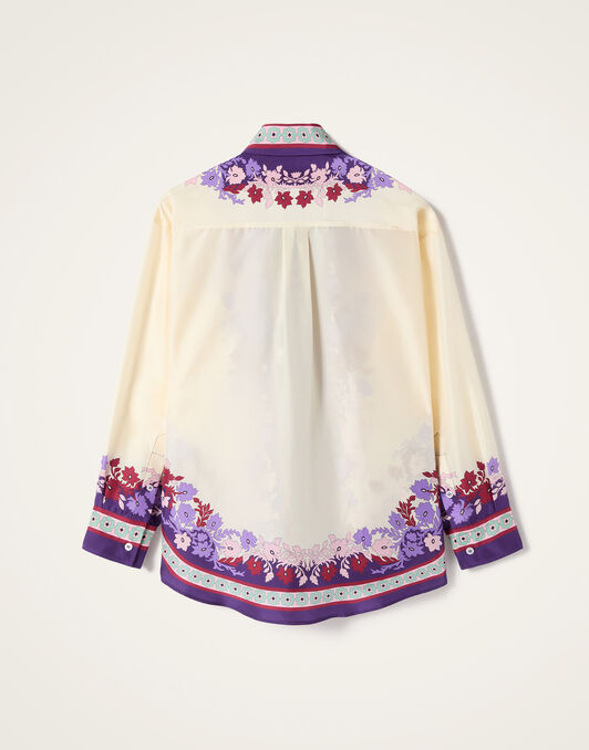 Better Than Your Boyfriend's Shirt La DoubleJ: Regalia Placée Ecru SHI0092SIL009