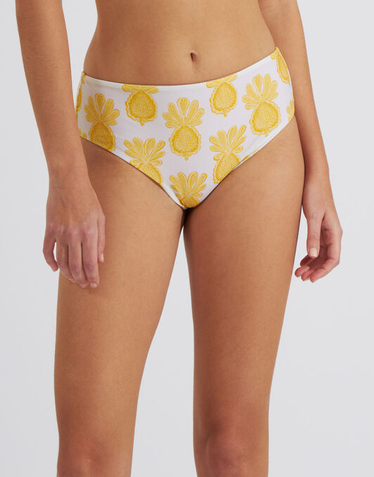 Boy Brief La DoubleJ: Pineapple Sunflower White Boy Brief La DoubleJ: Pineapple Sunflower White SWI0030LYC001