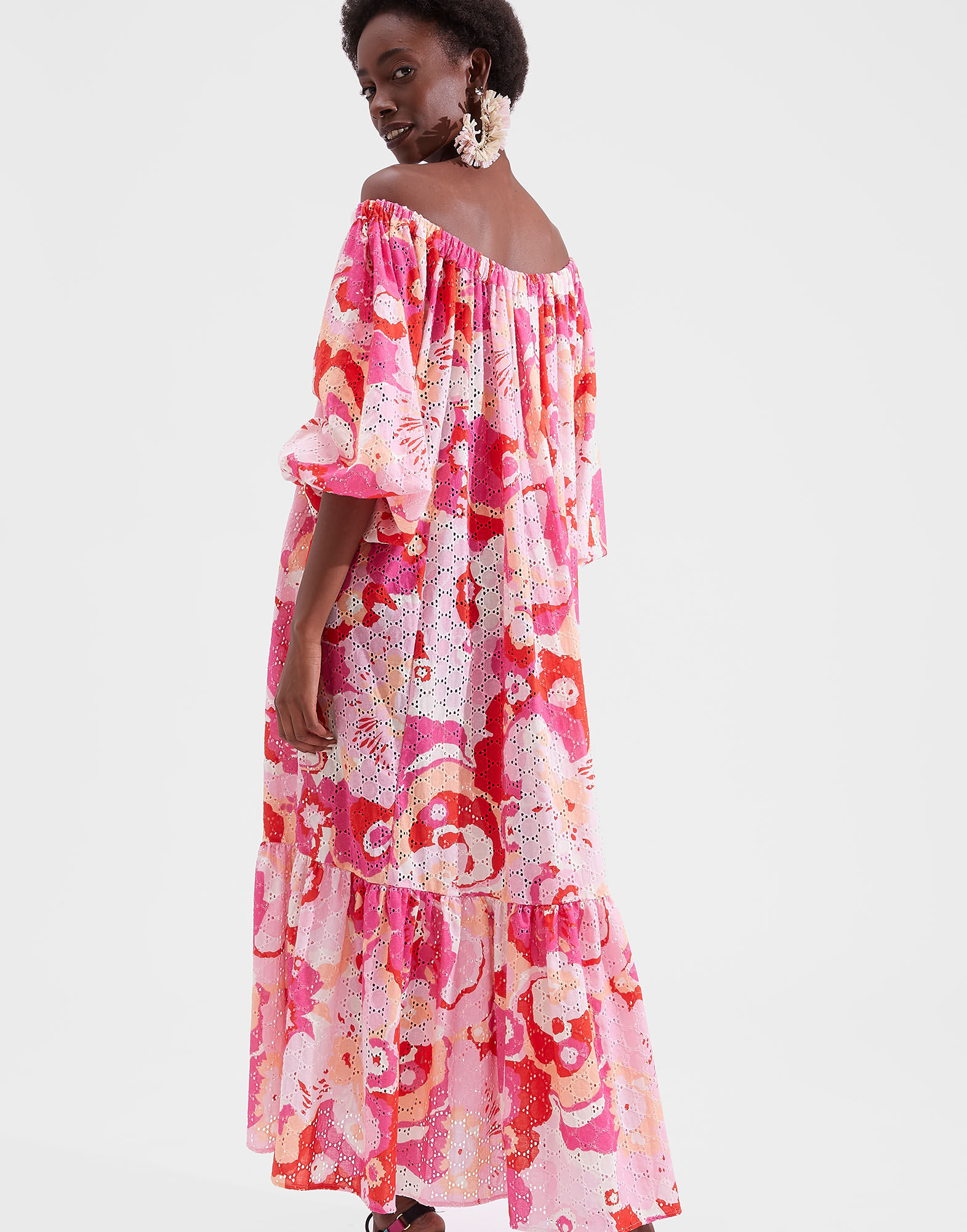 Paloma Dress La DoubleJ: Peonia Rosa Paloma Dress LaDoubleJ: Peonia Rosa DRE0236SAN001