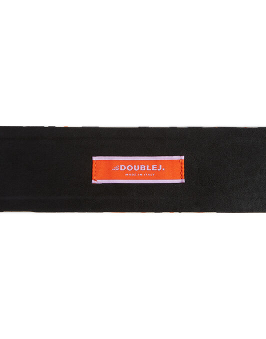 Medium Belt La DoubleJ: Ghirlanda Black BEL0007FAI004