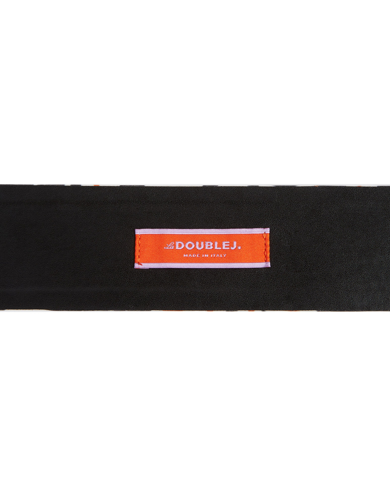 Medium Belt La DoubleJ: Ghirlanda Black BEL0007FAI004