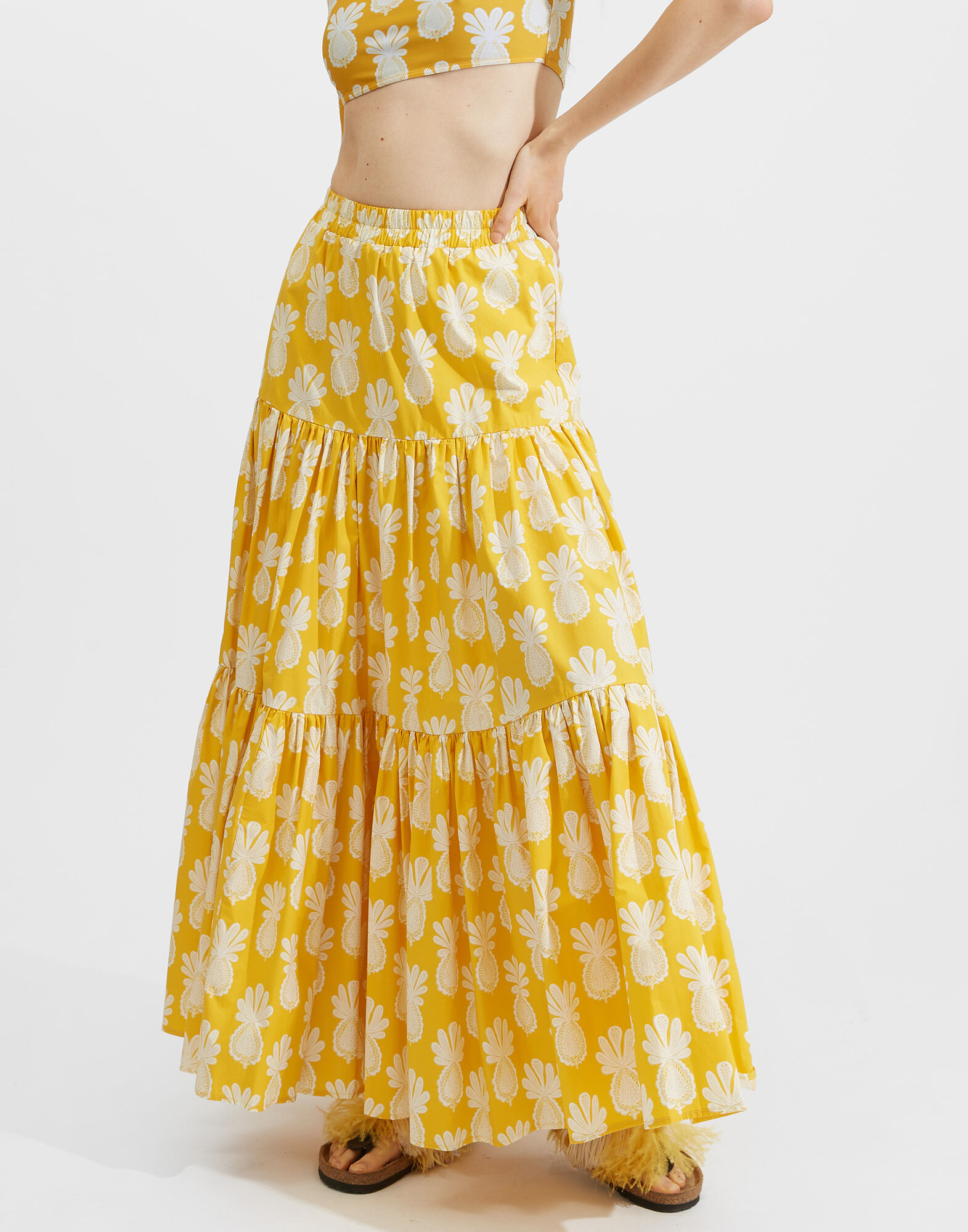 Big Skirt La DoubleJ: Pineapple Big Skirt LaDoubleJ: Pineapple SKI0001COT020