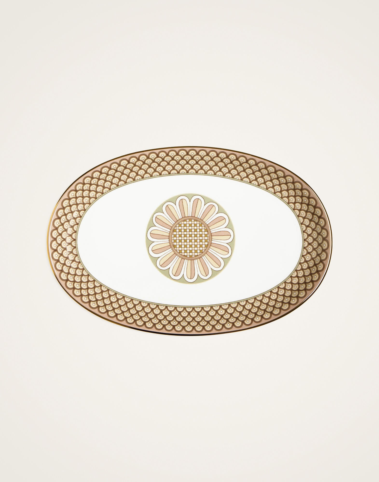 Oval Platter La DoubleJ: Odysseus Dusty Pink Oval Platter La DoubleJ: Odysseus Dusty Pink PLA0002CER001