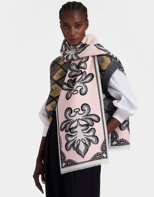Herald Scarf 30 La DoubleJ: Herald Light Pink Herald Scarf 30 La DoubleJ: Herald Light Pink SCA0057WOL025