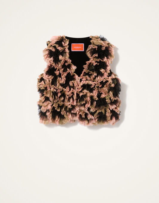 Lou Vest La DoubleJ: Multicolor Black JAC0179EMB145